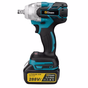 מפתח אימפקט תואם מקיטה - Gisam 520N.M Brushless (גוף בלבד)